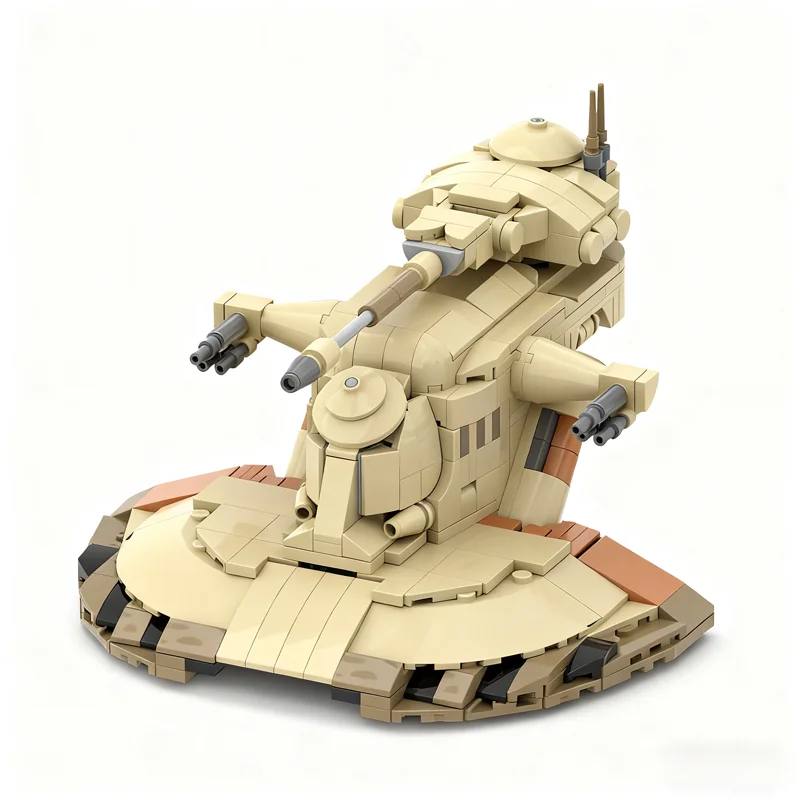 541pcs MOC AAT Armored Assault Tank Trade Star Battle Modelbouw Kerstcadeau Speelgoedblokken Architectuur Idee Onderwijs