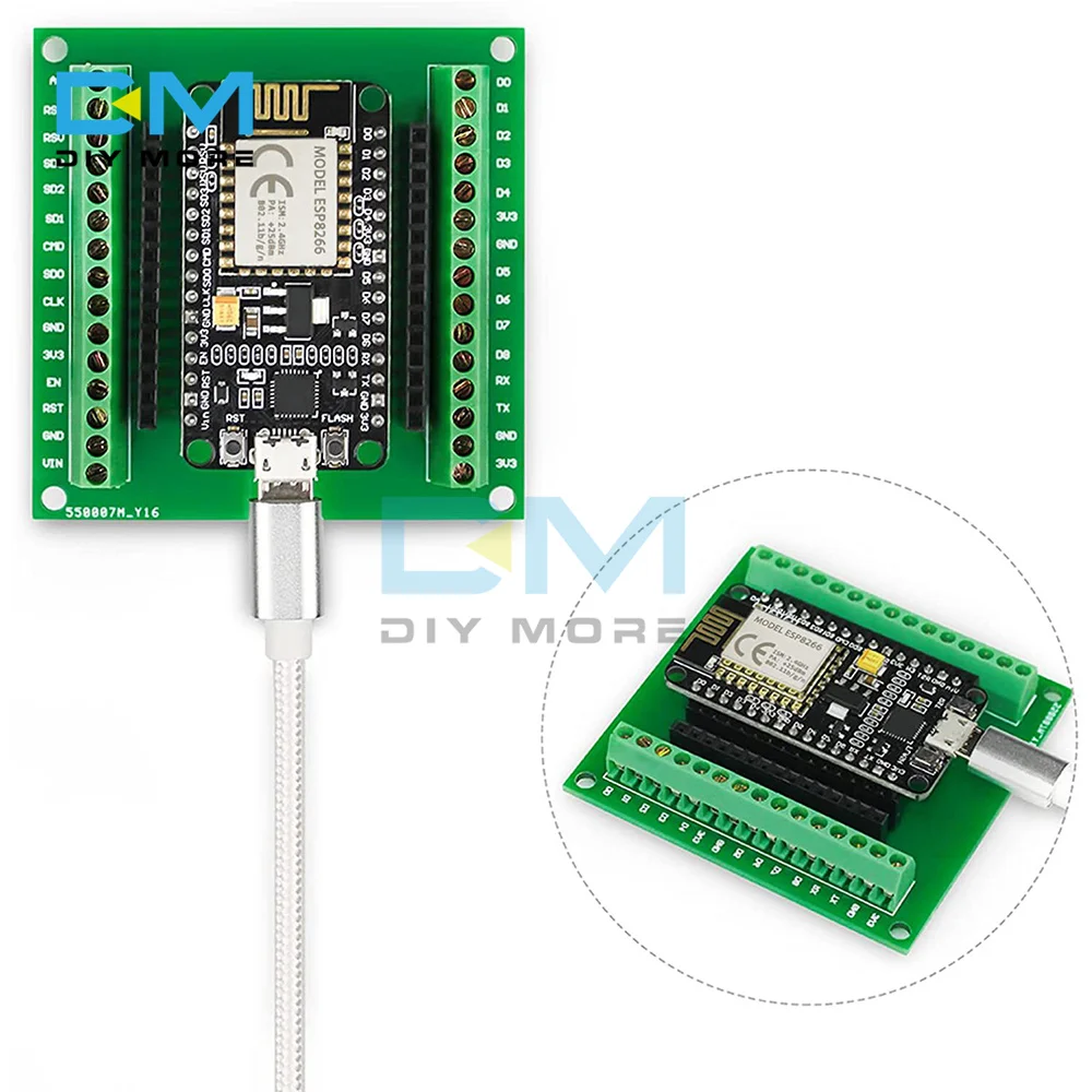 ESP32 Breakout Board for ESP32 WiFi Bluetooth Development Board NodeMCU-32S Lua 38Pin GPIO 1 into 2 Expansion Board