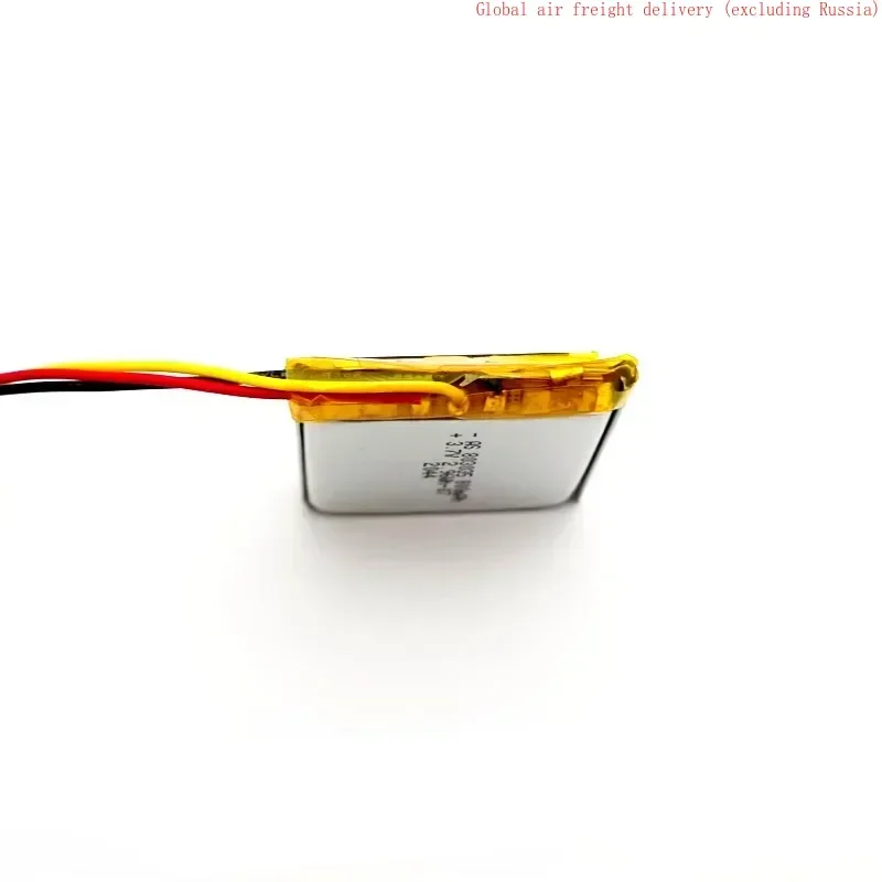 zupełnie nowy 803035 Akumulator litowo-polimerowy Lipo 3,7 V 800 mAh do zestawu słuchawkowego Bluetooth MP4 MP5 GPS z kamerą telefonu komórkowego