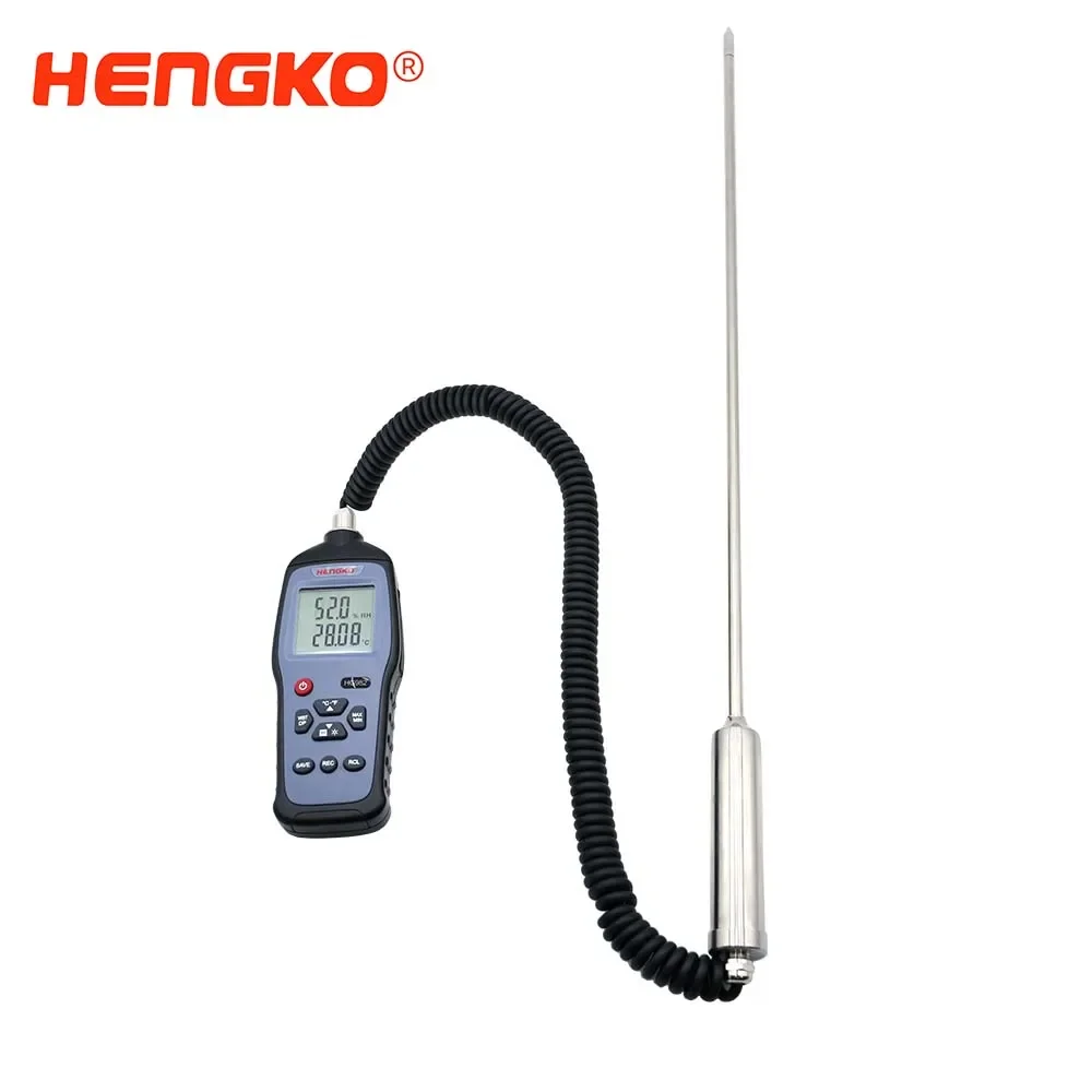 HENGKO HG982 USB Handheld portable wireless split dew point temperature and humidity data logger meter for engineering