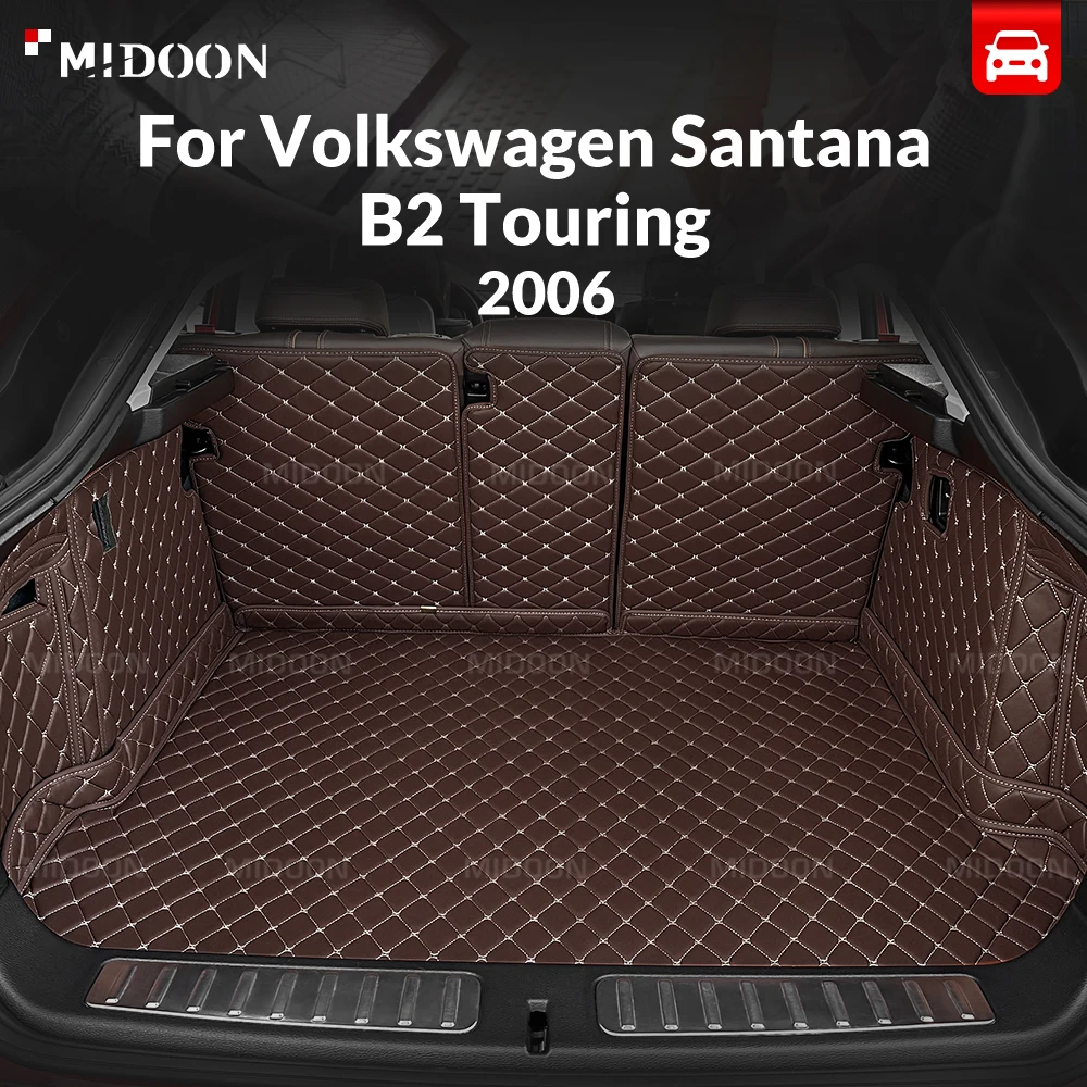 

For Volkswagen VW Santana B2 Touring 2006 Full Coverage Trunk Mat Car Anti-dirty Pad Protector Cargo Liner Interior Accessories