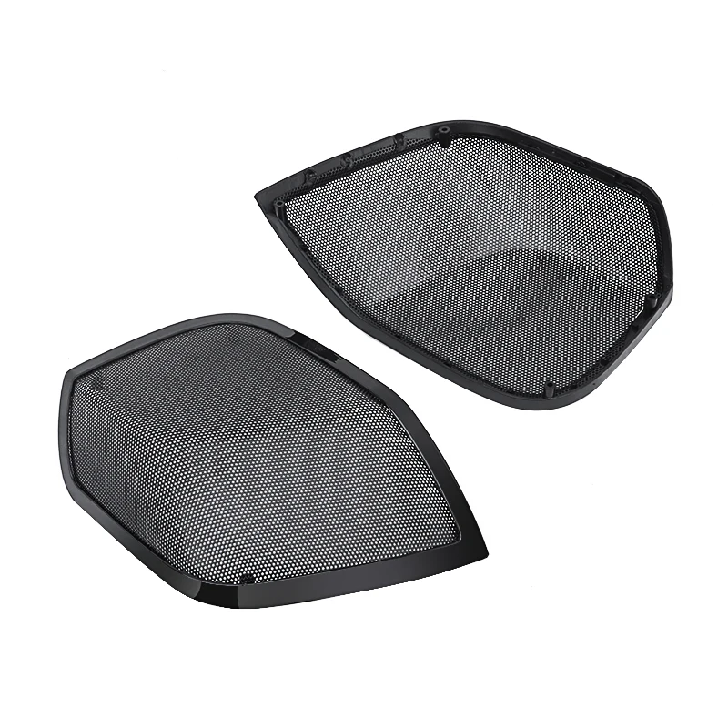 Preto Saddlebag Lower Speaker Grill Cover, Fairycover para Harley Touring, FLT, FLH, FLHR, FLHR, Electra, Street Road Glide, 14-22, 5 polegadas x 7 polegadas