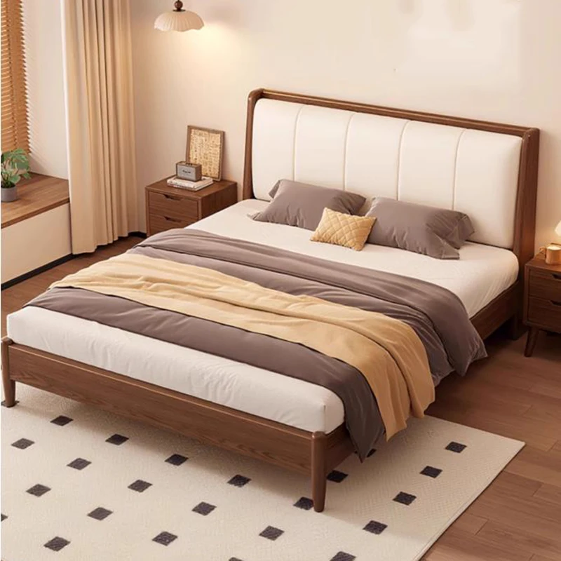 

Wooden Design Bed European Space Saving Modern Headboards Bed Double Frame Children Platform Floor Cama Solteiro Salon Furniture