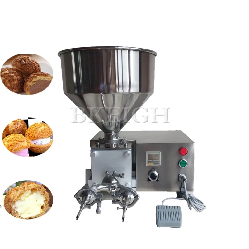 Commercial Small Puff Injection Machine/Cream Chocolate Paste Filler