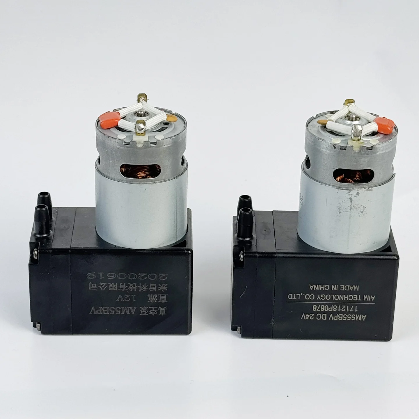 

Micro AM555BPV Поршневой вакуумный воздушный насос DC12V/24V 10L/min Большой расход RS-555 Насос DIY Packer Beauty Massage Машина для всасывания олова