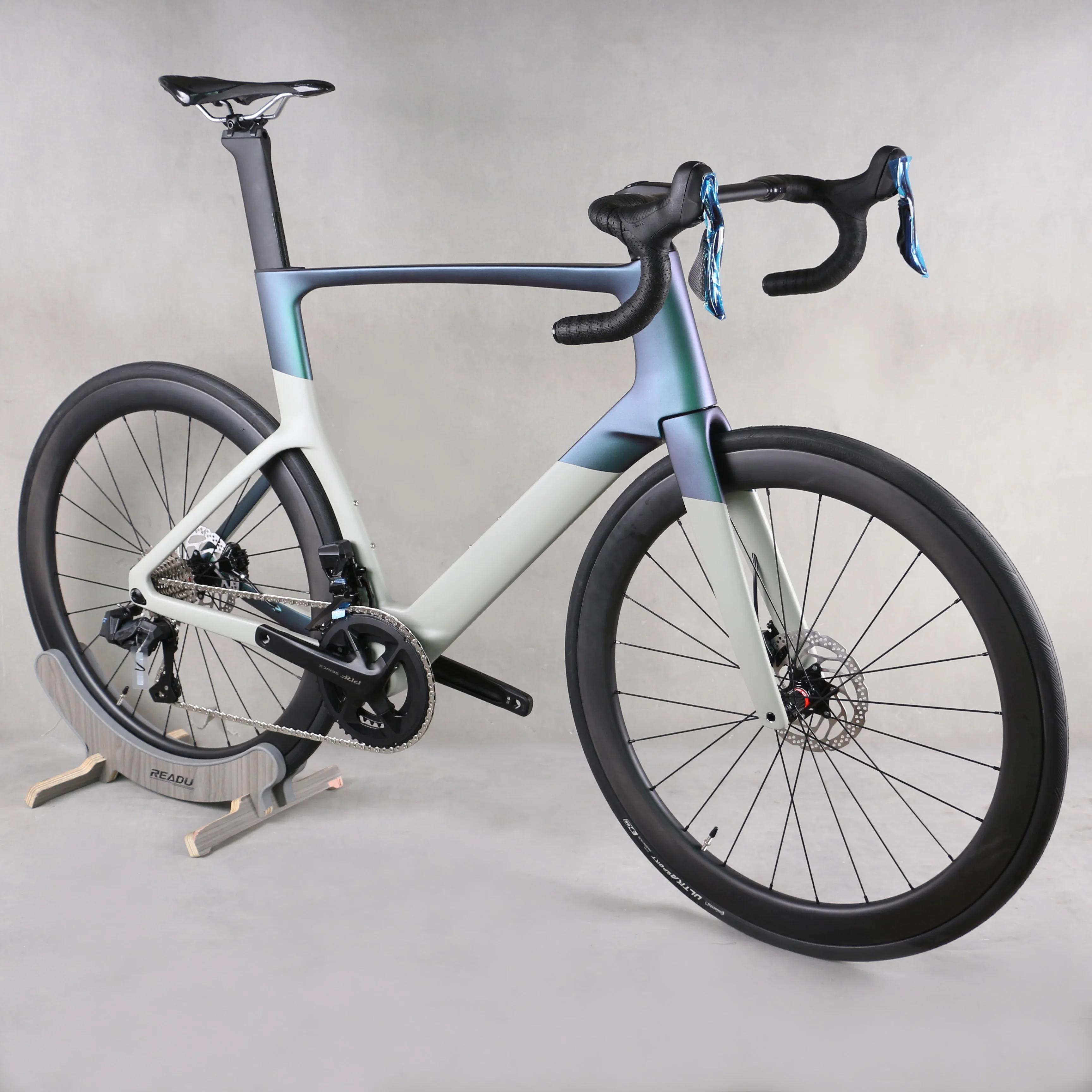 custom paint full  bike Cycling disc brake bike carbon frame Bicycle 700C WheelTop EDS Groupset Electronic Shifting