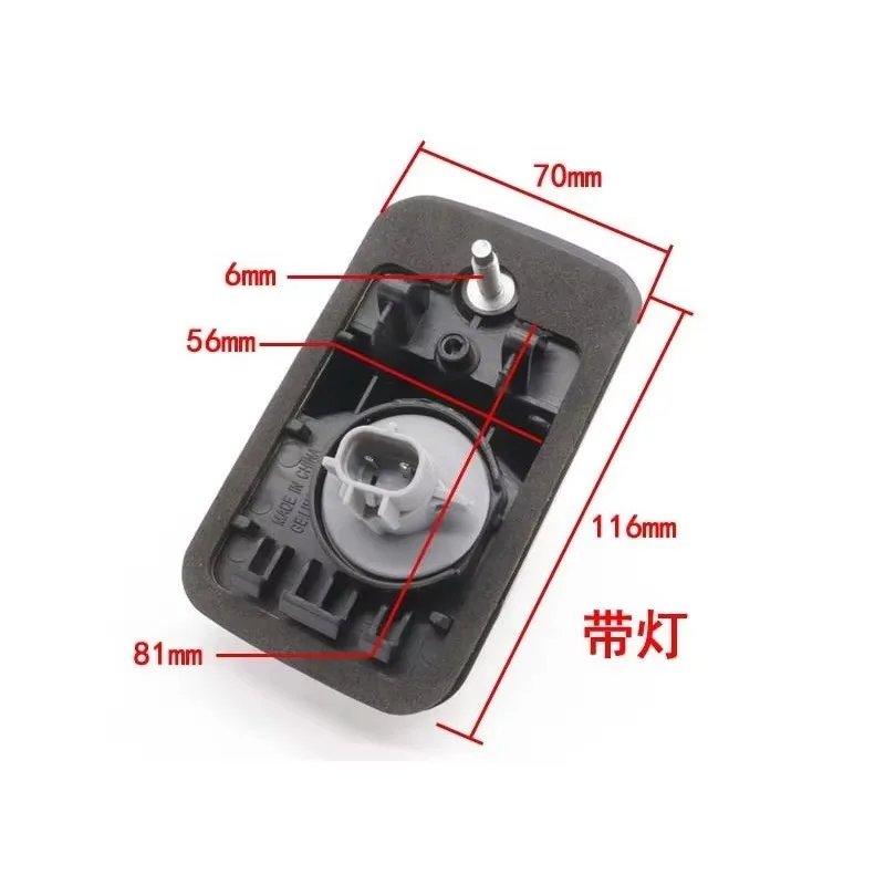 Hoc para isuzu qingling 600p 700p luzes da porta do carro, luzes do painel da folha, sinais de volta laterais, luzes da borda da porta, luzes indicadoras de largura