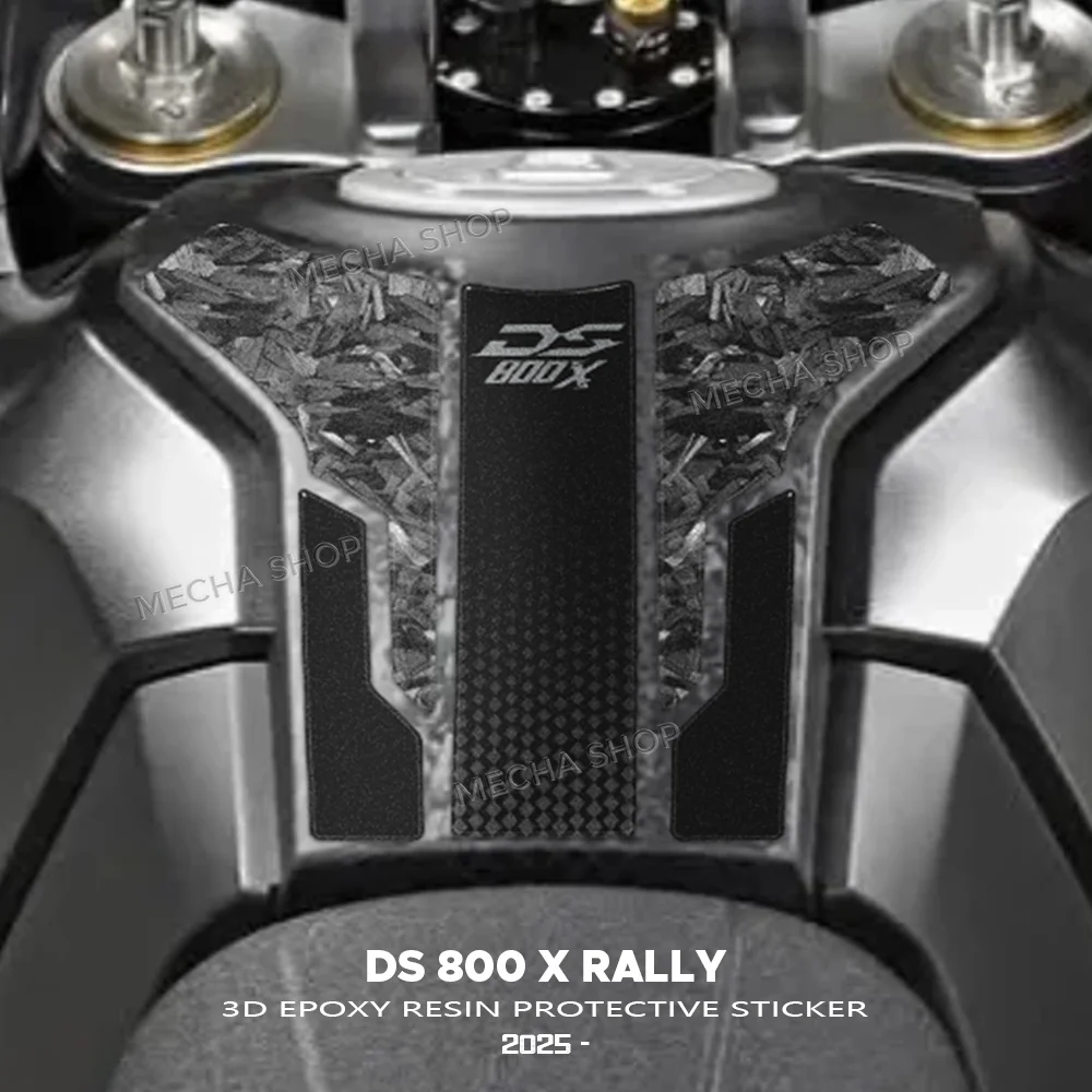 Ds800x 2025 Motorcycle Accessories Waterproof Sticker 3D Resin Protective Sticker Tank Pad Sticker Kit for 800DSX