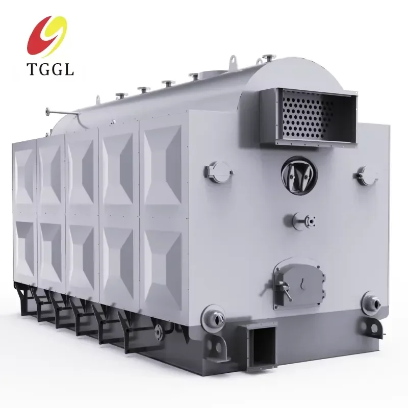 i Mechanised Feed Water Tube Industrial Horizontal 1-10t/h Dzl Coal Fired Steam Boiler with Hot Air Output Factory Price