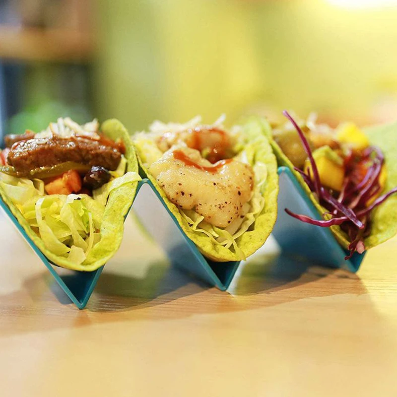 Multifunctional Potato Chip Holder Mexican Pancake Rack Colorful Food Cooling Tray Pancake Display Holder