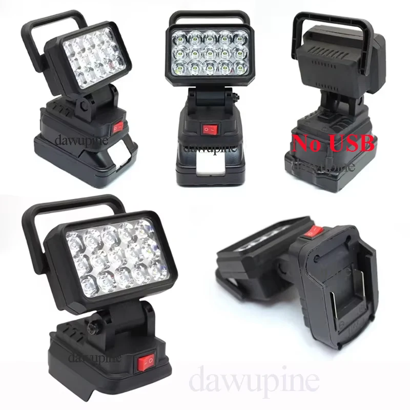 Makita 18V 리튬 이온 배터리 액세서리 BL1830 LED 작업 램프 라이트 토치 손전등 랜턴 캠핑 비상 조명 BL1430 썸네일 4