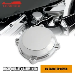 Motorcycle Aluminum CV Carb Top Cover Black Chrome For Harley Touring Softail Dyna FXR Sportster With CV40 Carburetor 1988-2006
