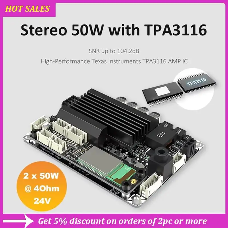 

TPA3116 Bluetooth Amplifier Board DSP PC UI Audio Amplifier Board Input Supports DSP Tuning,Requisite