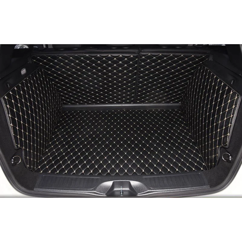 Custom Leather Colorful Car Trunk Mat For Volkswagen Atlas VW Atlas Generation 2 Year 2025 2026 2027 2028 Auto Carpet Parts