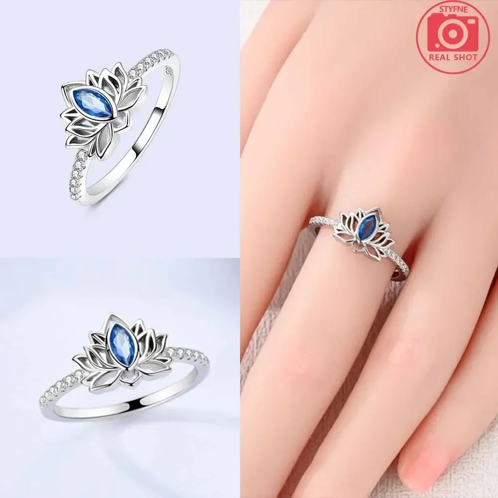 Women Rings Original Infinite Pink Heart Love 925 Sterling Silver Rings Graduation Dating Match Gift Delicate Holiday Jewelry