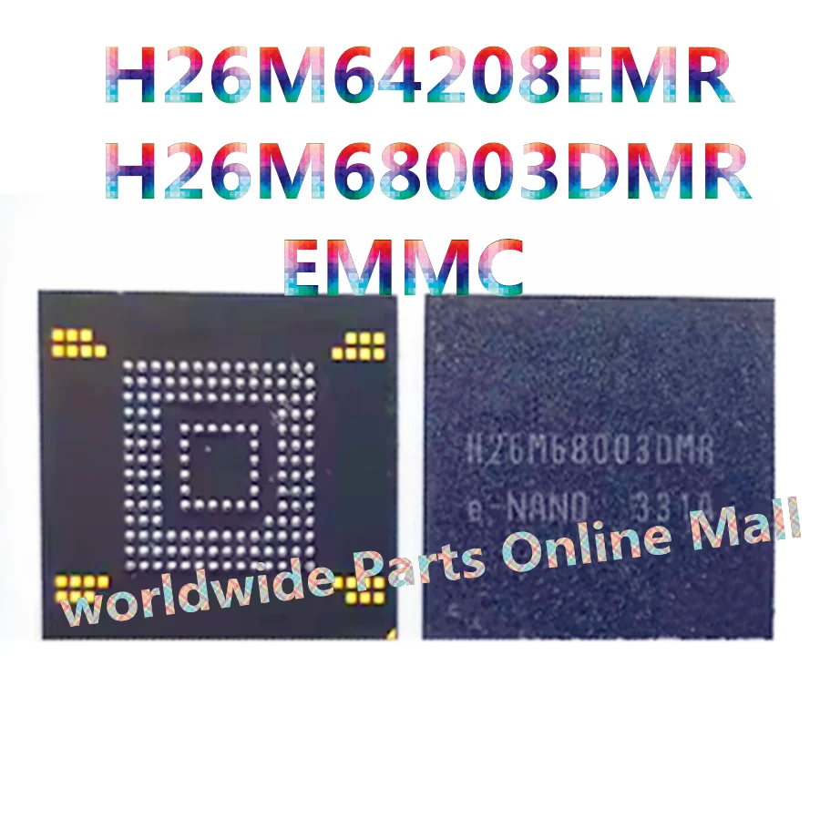 

H26M64208EMR H26M68003DMR подходит для Hynix emmc 153 ball 32G мобильный телефон жесткого диска б/у IC