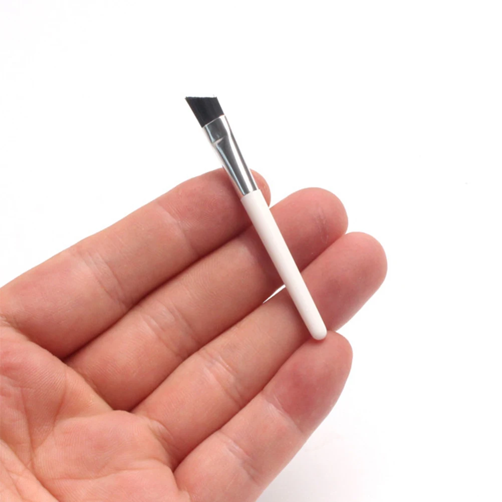 

5pcs Eyebrow Brushes Mini Lightweight Makeup Supplies Portable Salon Home Use Aluminum Synthetic Fiber Brow Tools Daily