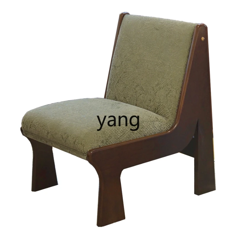 LTT Joint Name Anyi Leisure Chair Retro Armchair Solid Wood Middle-Ancient Single Sofa