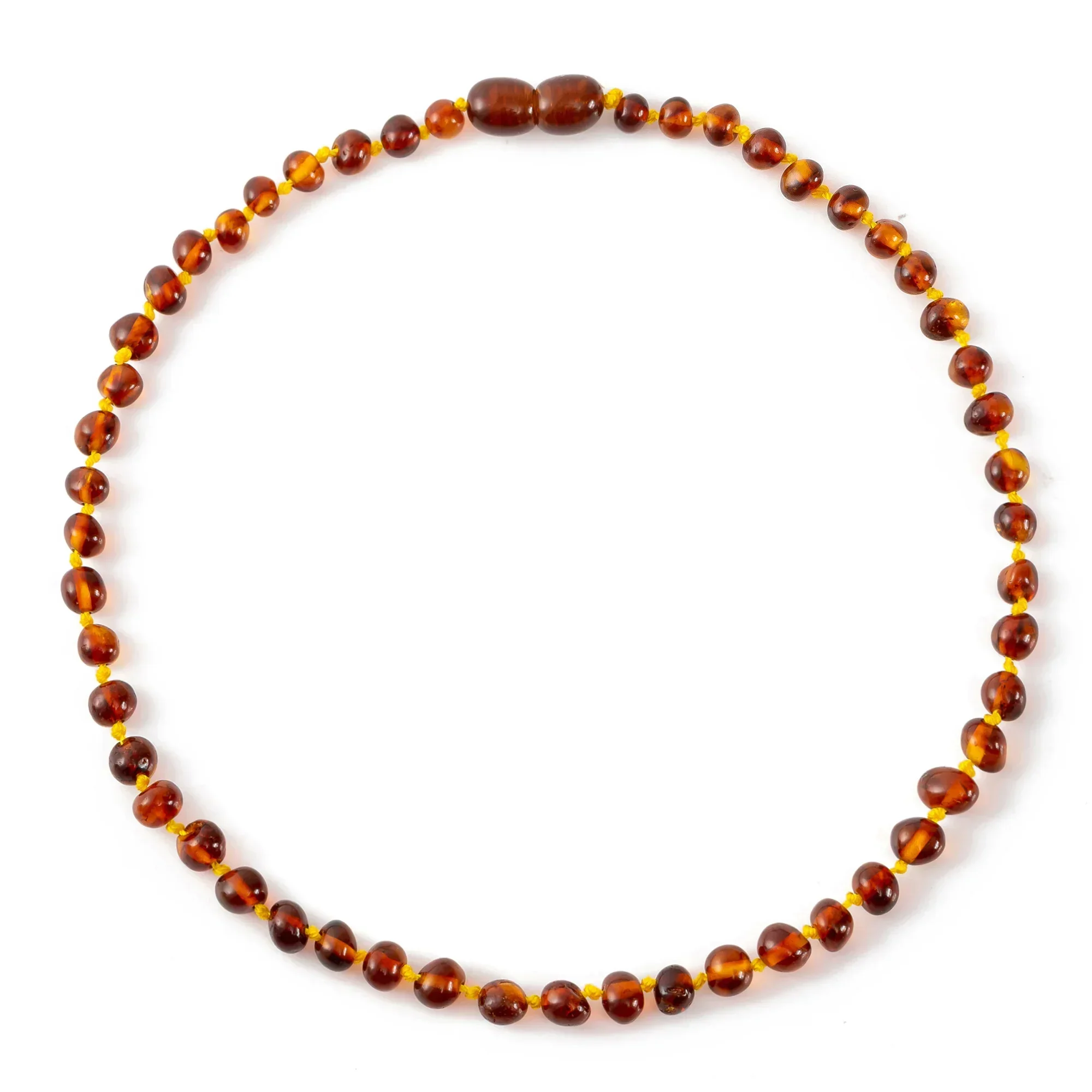 Baltic Amber Necklace for Adult - Handmade in Lithuania - Lab-Tested Authentic