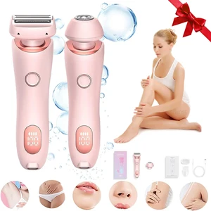KMCE New Design 통증이없는 헤어 트리머 얼굴 Depiladora Epilator 헤어 제거 장치 방수 비키니 여성 면도기 여성 8 최고의 영업 전기 레이디 면도기 -5
