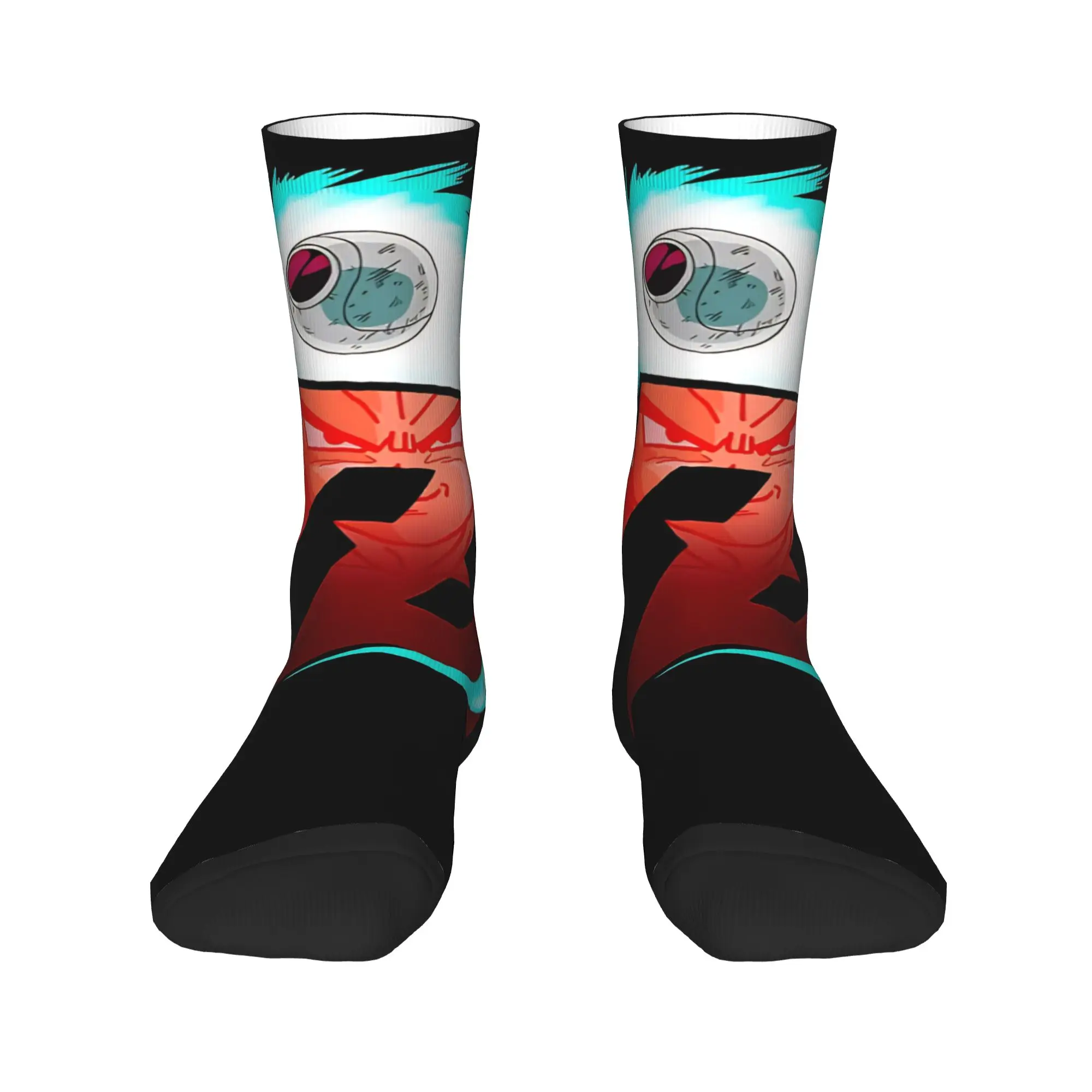 

Funny Sock Bandai DRAGON BALL Vegeta’s Arrival Vintage Seamless Pattern Printed Men Crew Socks Casual Men's Socks