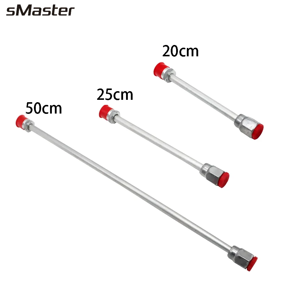 SMaster-Pistolas de pulverización sin aire, piezas de herramientas de varilla de extensión para pulverizador Titan Wanger, herramienta de aluminio, 20/25/50CM