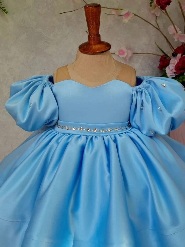 Vestido de princesa feminino, Festa de aniversário do primeiro ano, Vestido Batizado do Bebê, Traje de Natal, Nova Moda