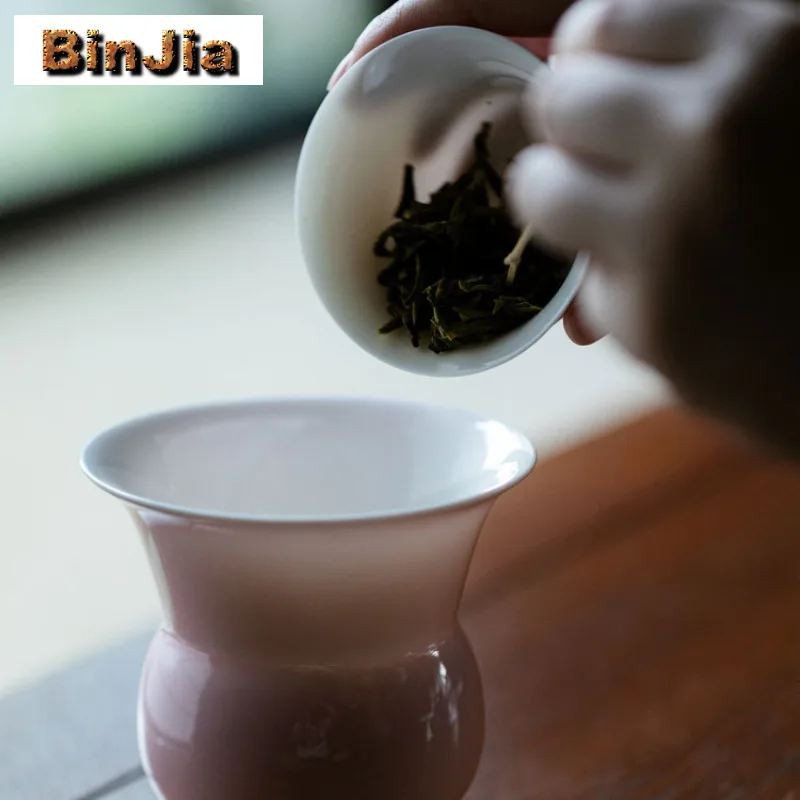 260ml Monochrome Glaze Jianshui Tea Wash Tea Garbage Can Water Washing Slag Tank Household Chaxi Accessories Decoration Craft