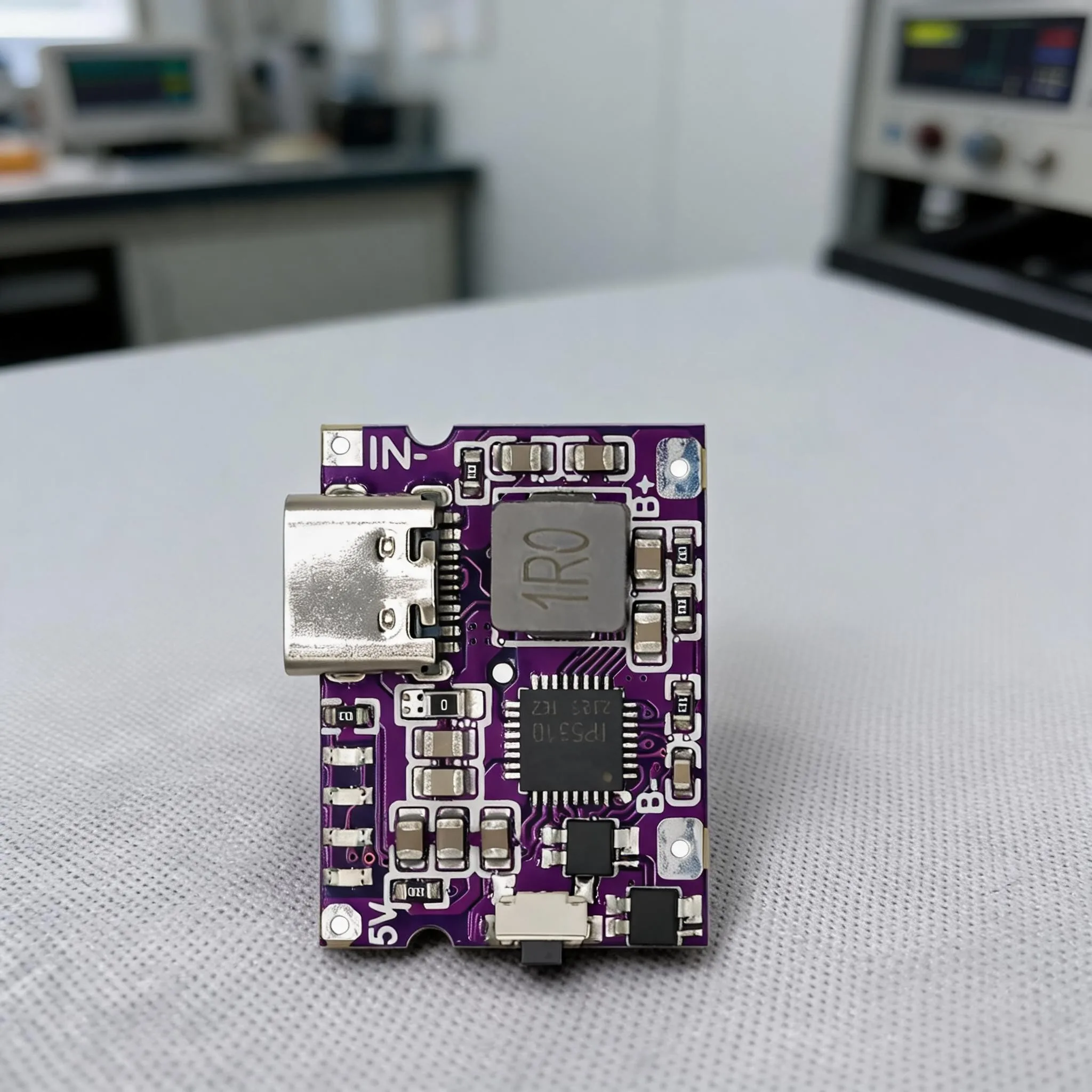 for Type C for enabled for Power Bank Module 5V to 4.2V with 3A Synchronous Switching and Over Discharge Short Circuit
