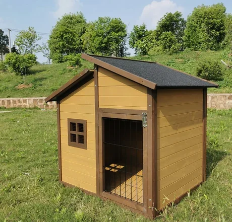 China Professional Manufacturer Custom Premium With Roof Pet Dog Kennel Waterproof Outdoor Wooden Dog House