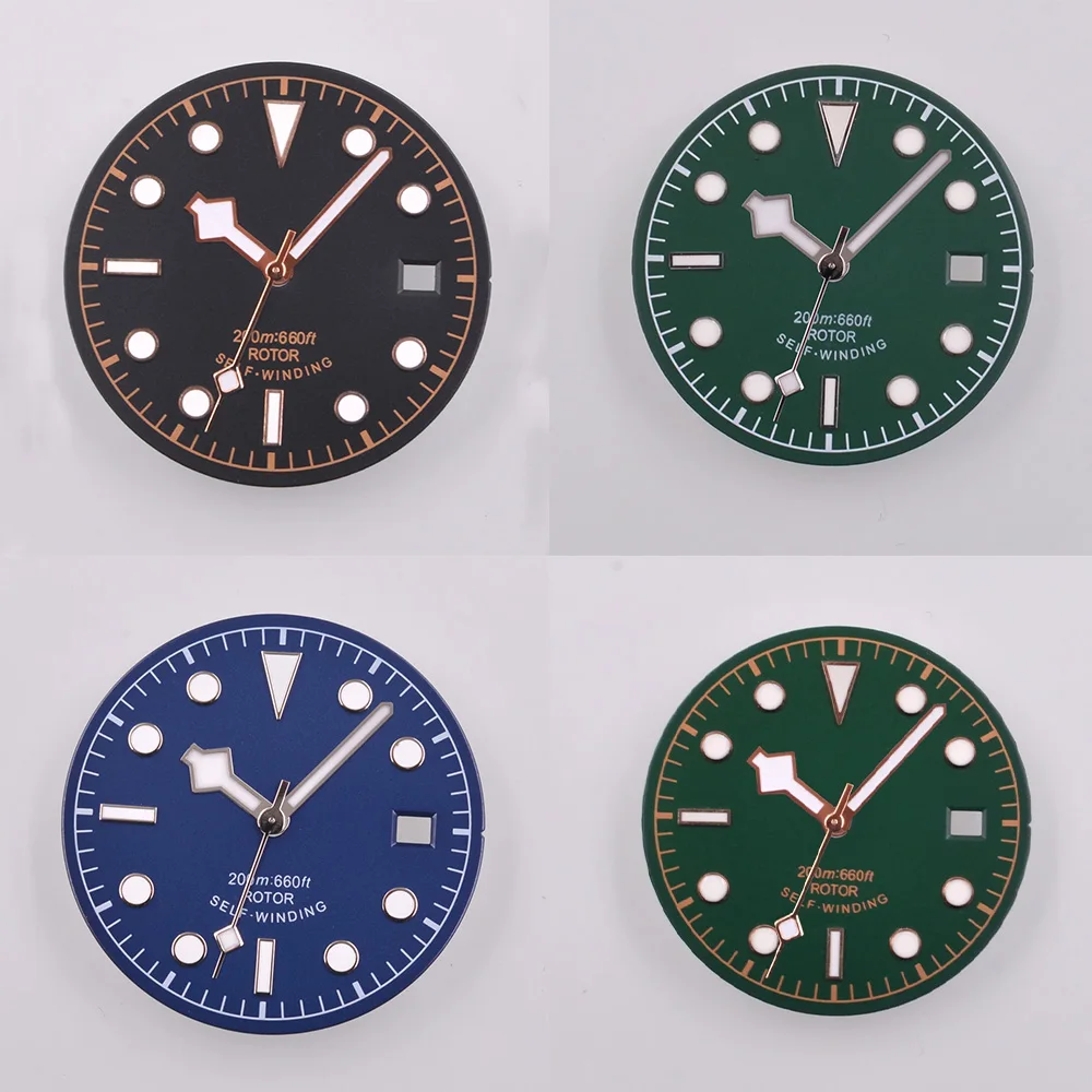 30.5mm Luminous sterile Watch dial Watch hands Fits NH35 NH36 PT5000 ETA 2824 2836 Miyota 8205 8215 DG2813 Movement