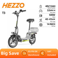 HEZZO T3 City Electric Scooter 500W Motor 48V15AH Battery City Electric Scooter 14\