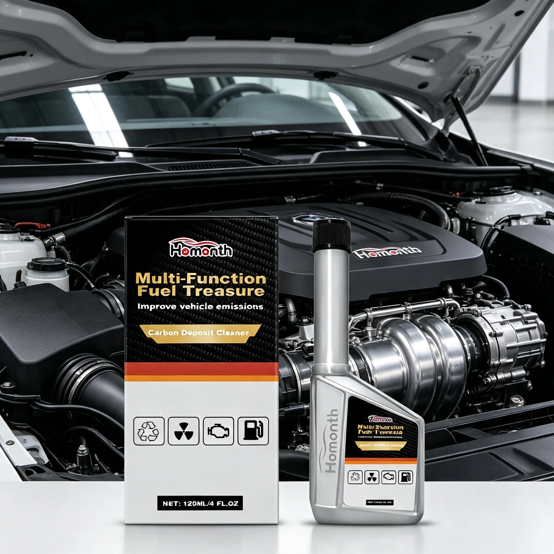Car Fuel Additive PEA Engine Carbon Deposit Remover Injector Cleaner Catalytic Converter Clean Restore Power Save Gasoline