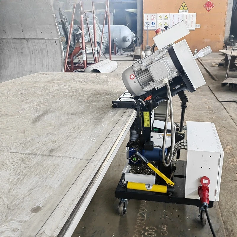 Self-propelled steel plate beveling machine, automatic walking electric beveling machine, steel plate milling edge