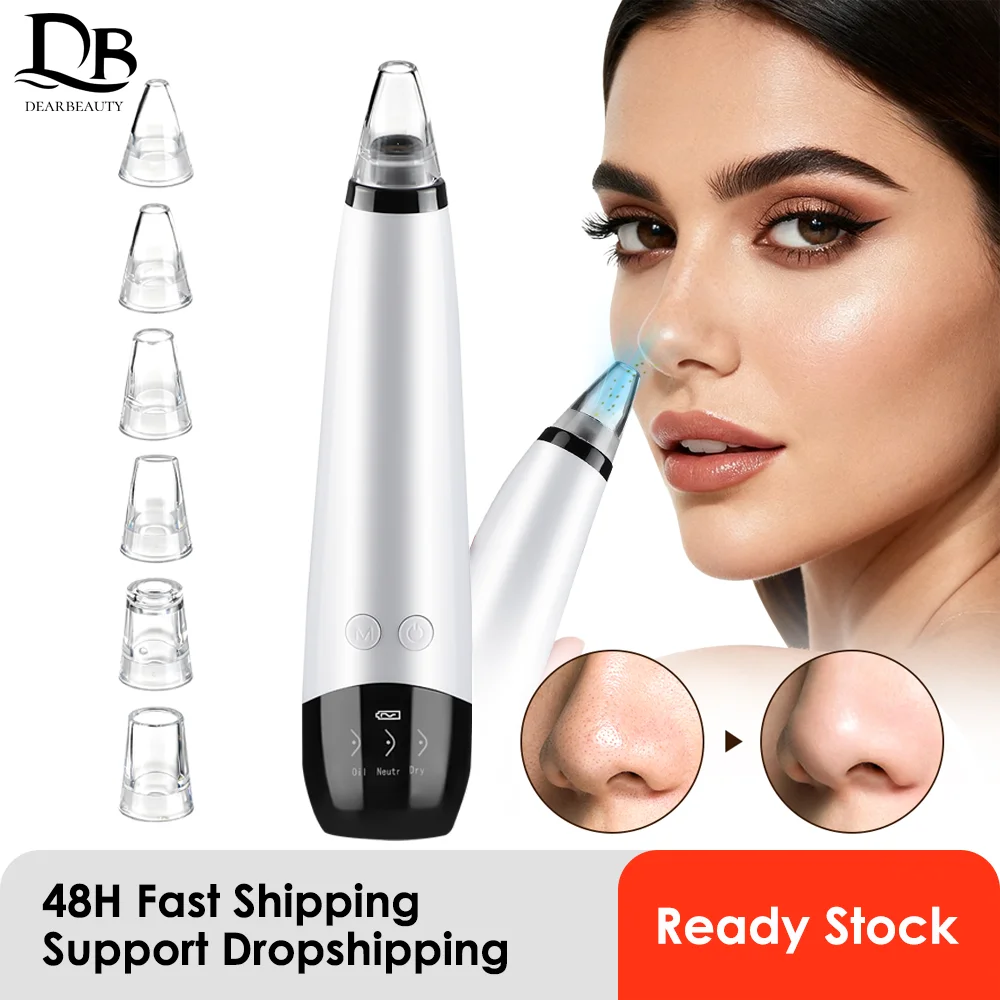 เครื่องดูดสิวเสี้ยนไฟฟ้า เครื่องทำความสะอาดสิวเสี้ยน กำจัดสิวหัวดำ ทำความสะอาดผิวหน้าอย่างล้ำลึก เครื่องทำความสะอาดรูขุมขน อุปกรณ์ดูแลผิว