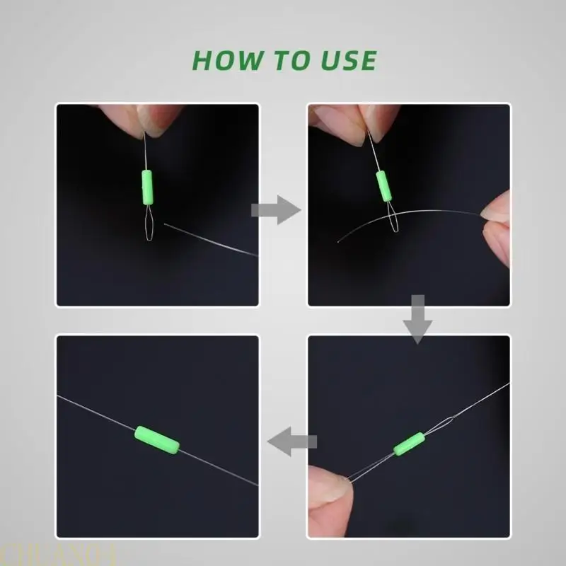 

A1A2 300Pcs Silicone Fishing Oval/Cylinder Float Stop Stoppers Fishing Float Fishing Bobbers Fishing Tackle Accessories