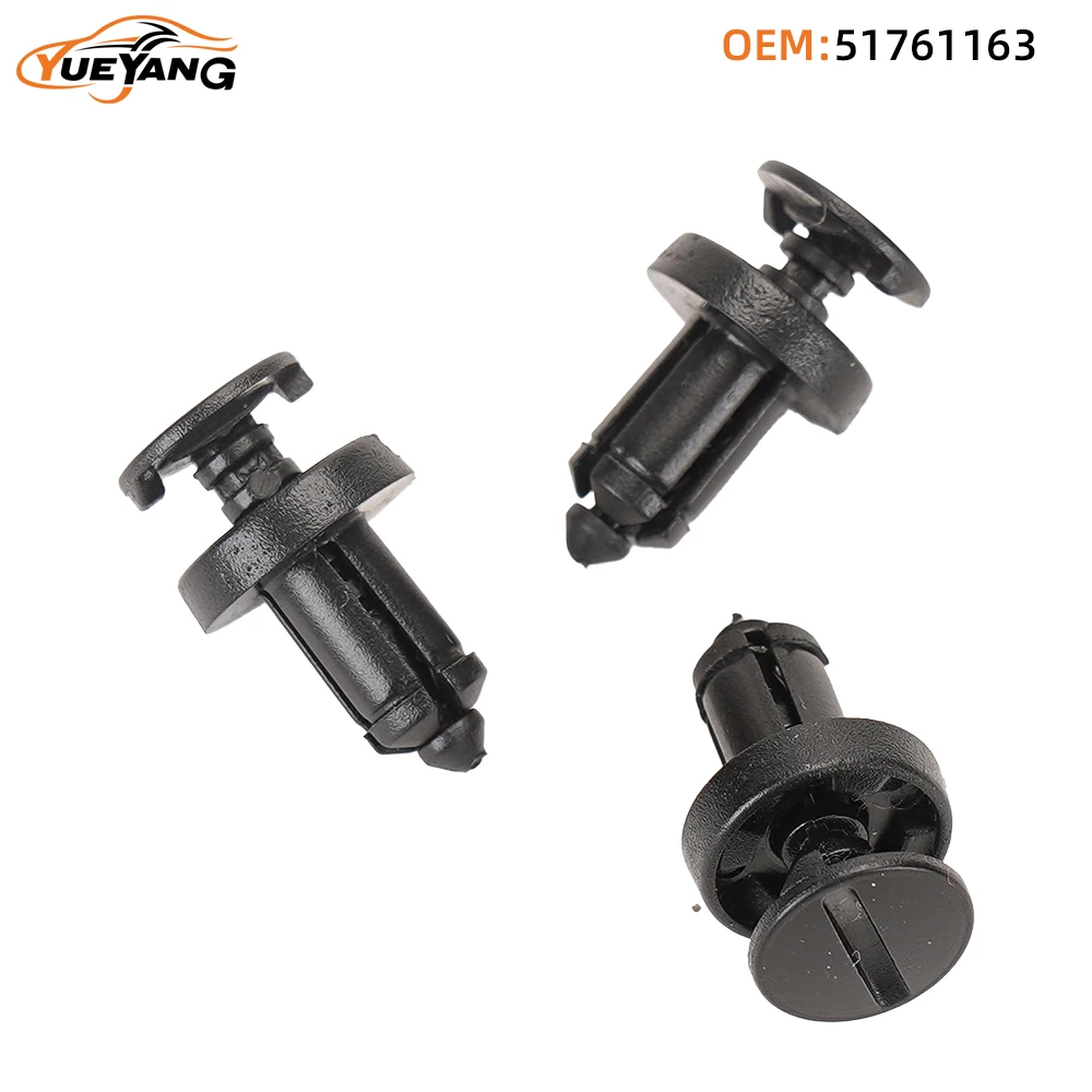 YUEYANG 51761163 For Renault Fiat Dacia Vauxhall Opel Nissan Mitsubishi Abarth SMART Push Type Fixed Clip Rivet 7703072361