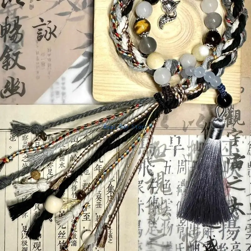 

U13D Versatile Handchain Beading String 36 Color Cotton Cord for Jewelry Making and Art Project Handmade Bracelet Supplies