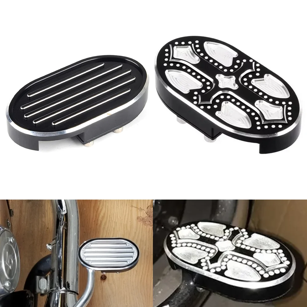

CNC Billet Brake Pedal Pad Cover Foot Shifter Shift Pegs For Harley Sportster XL 883 1200 Dyna Wide Glide V-Rod Softail