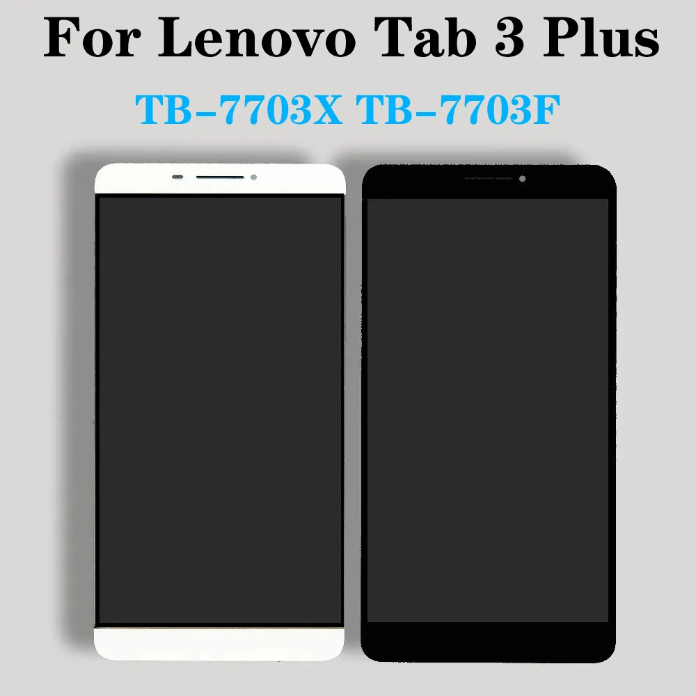 For Lenovo Tab 3 Plus TB-7703X Tb-7703F ZA1K0070RU LCD Display and Touch Screen Digitizer Assembly