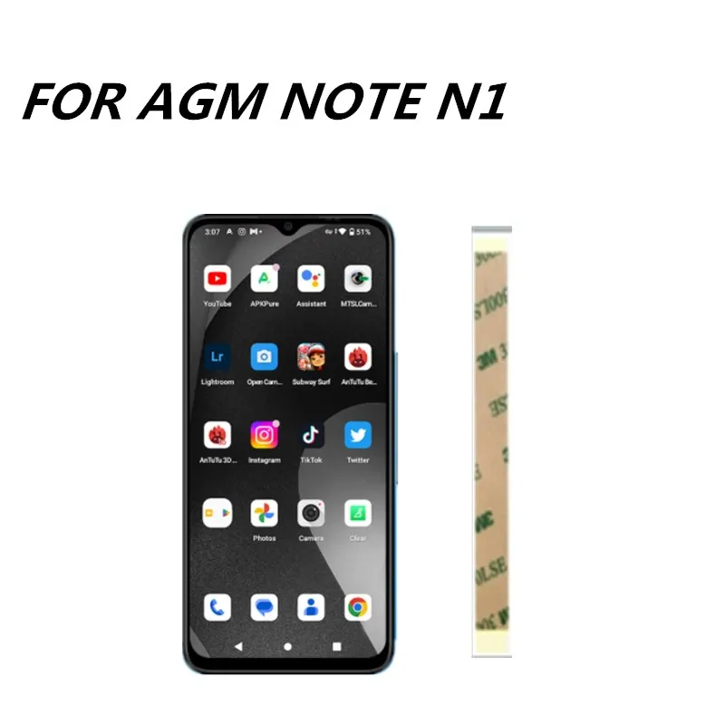 ЖК-дисплей 6,52 дюйма для AGM NOTE N1 + фотография для сотового телефона N1