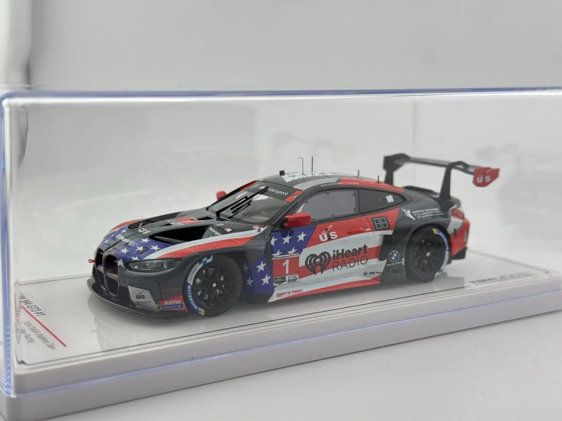 No Color Box TSM 1/43 Scale BMW M4 GT3 #1 Car Model view 4