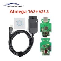 2025 For VAGCOM V25.3 For VAG HEX V2 ATMEGA162 Multi-Language Unlimited VINs FOR VW for AUDI Skoda Seat USB Interface