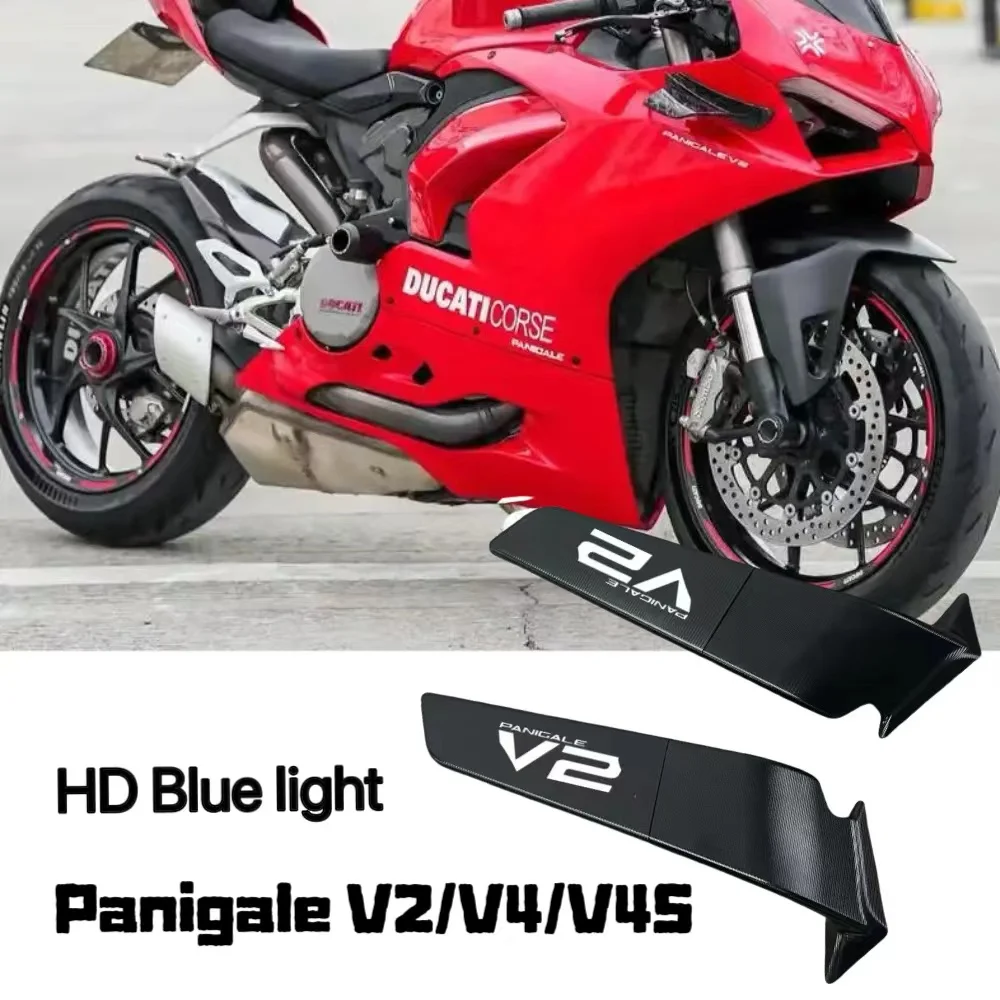 

for Ducati Panigale V2/V4/V4S modified fixed wing rearview mirror HD anti-vertigo adjustable Angle