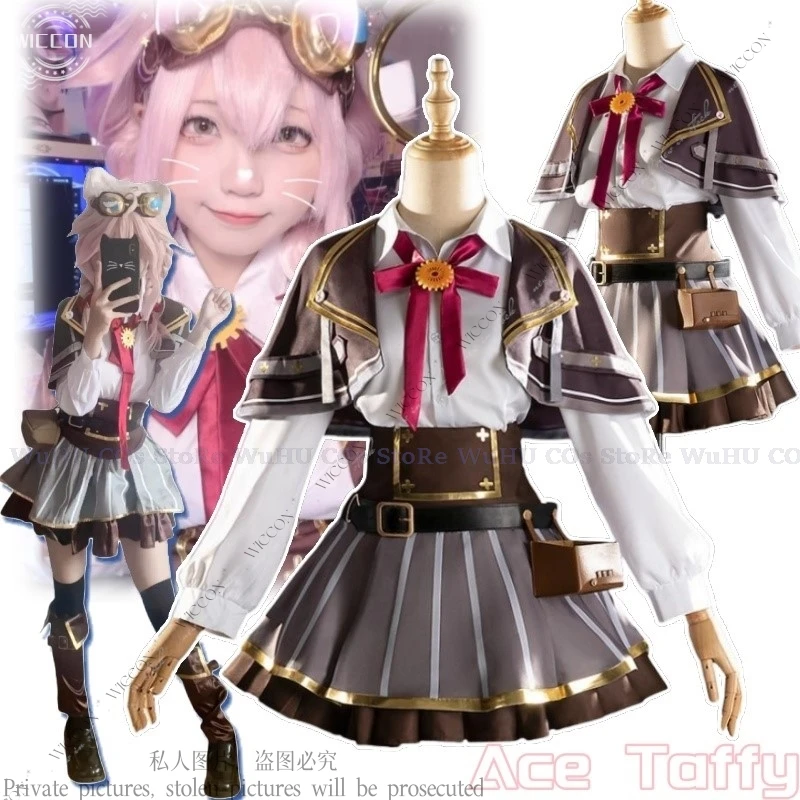 

Ace Taffy Cosplay Costume Anime VTuber Hololive Women Lovely Costumes Role Play Clothing Halloween Carnival Party Suit 2024 New