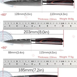 Con dao nhà bếp chuyên nghiệp để gọt vỏ trái cây, mơ, laser, dao đầu bếp, dụng cụ nhà bếp, dao và phụ kiện để cắt trái cây và rau quả 12 Bọ vít bán hàng chính - №6