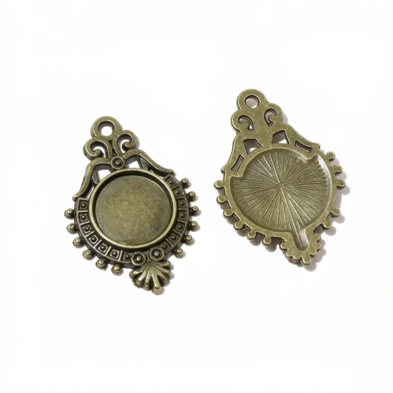 20pcs 10mm taille intérieure V - Pendant Blank Bezel avis et prix