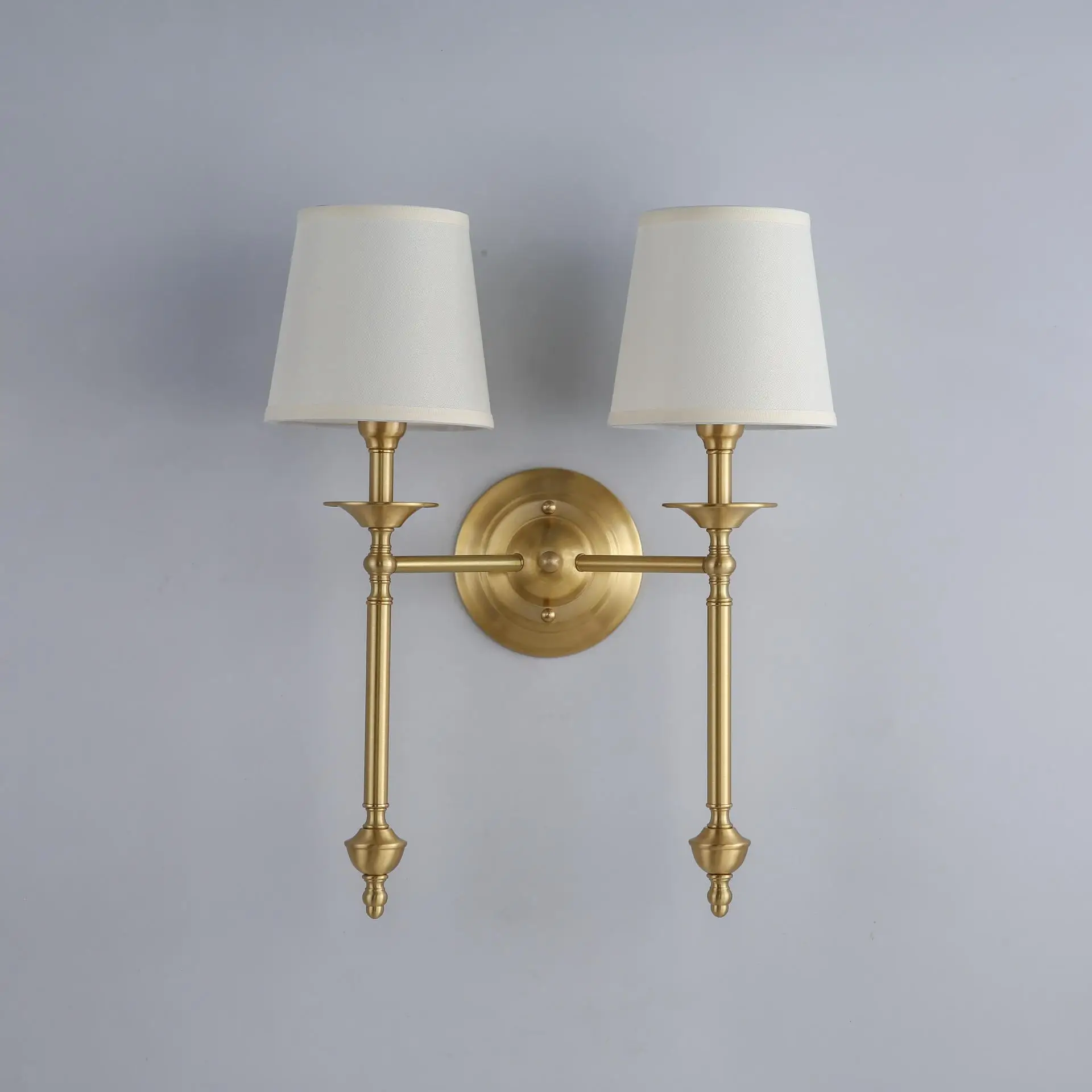 Todo cobre, estilo americano, lámpara de pared, moderna, minimalista, dormitorio, lámpara de noche, hotel, sala de estar, fondo