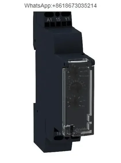 RE17RLMU Modular timing relay, 8 A, 1 CO, 1 s..100 h, asymmetrical flashing, 24...240 V AC