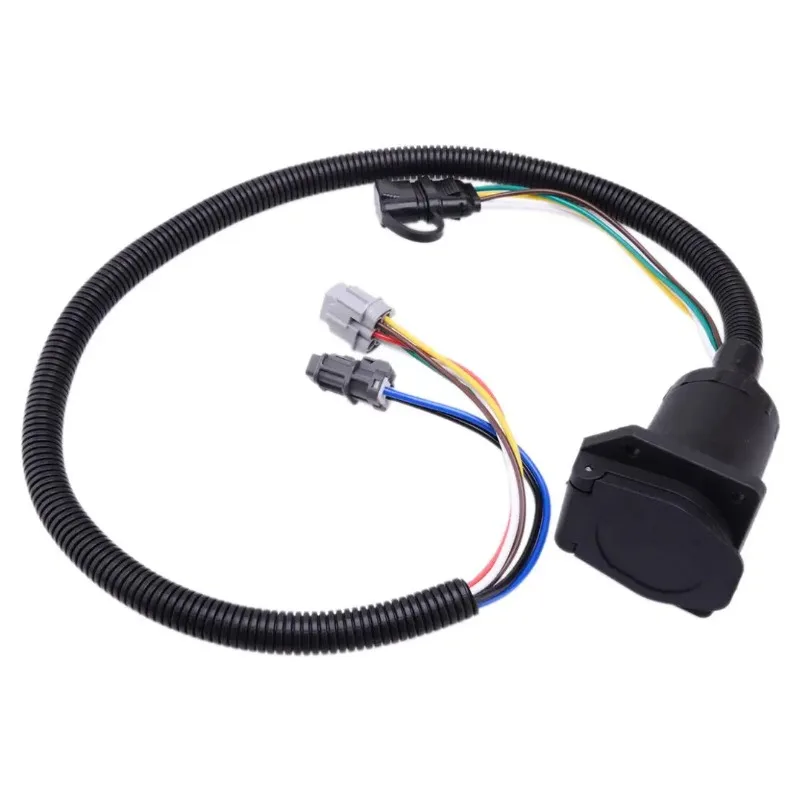 

1 шт. новый 4- и 7-контактный жгут проводов буксировки прицепа автомобиля, подходит для Ford F-250 F-350 Super Duty Pickup 2004 2003 2002 2C3Z-13A576-DA